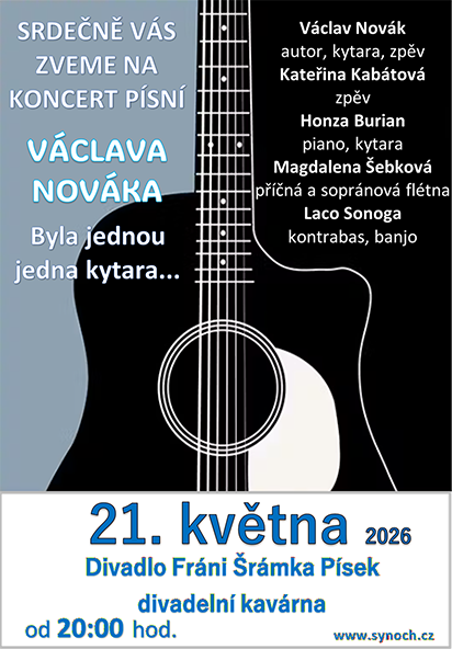 Koncert divadlo Písek 2026