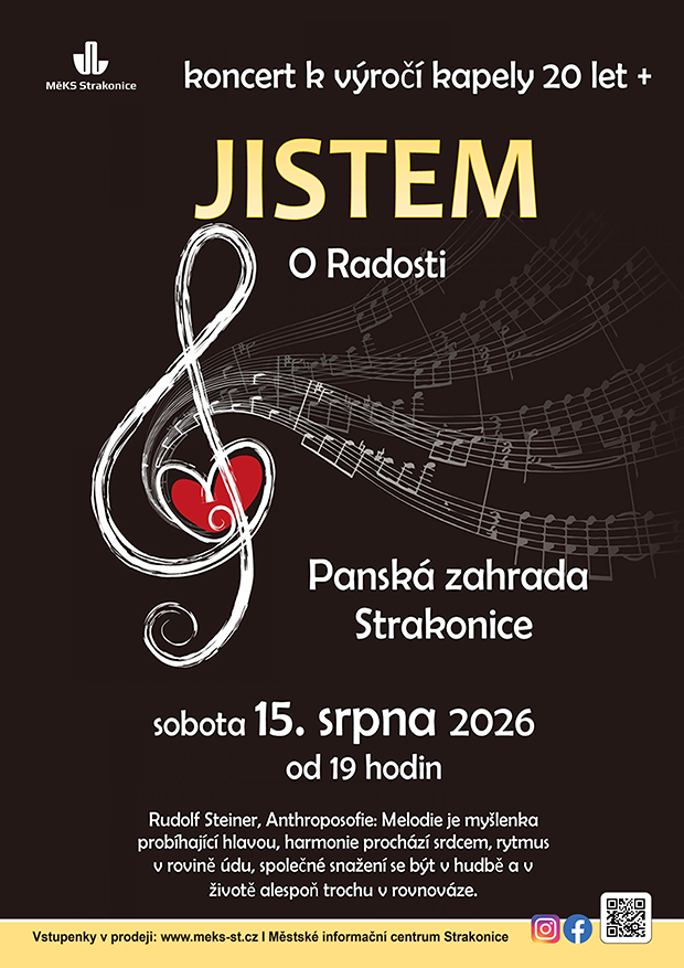 Koncert Jistem Strakonice 2026
